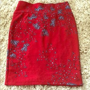 LuLaRoe Red Blue Cassie